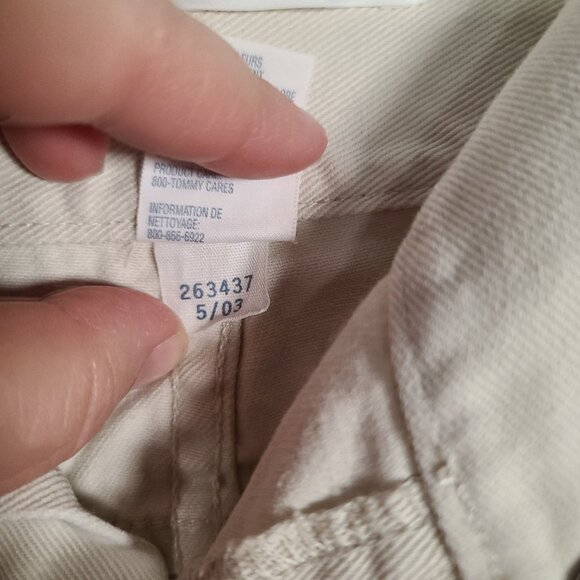 Tommy Hilfiger Women's Straight Legged Jeans Size 8 Cream in Color - Picture 10 of 14